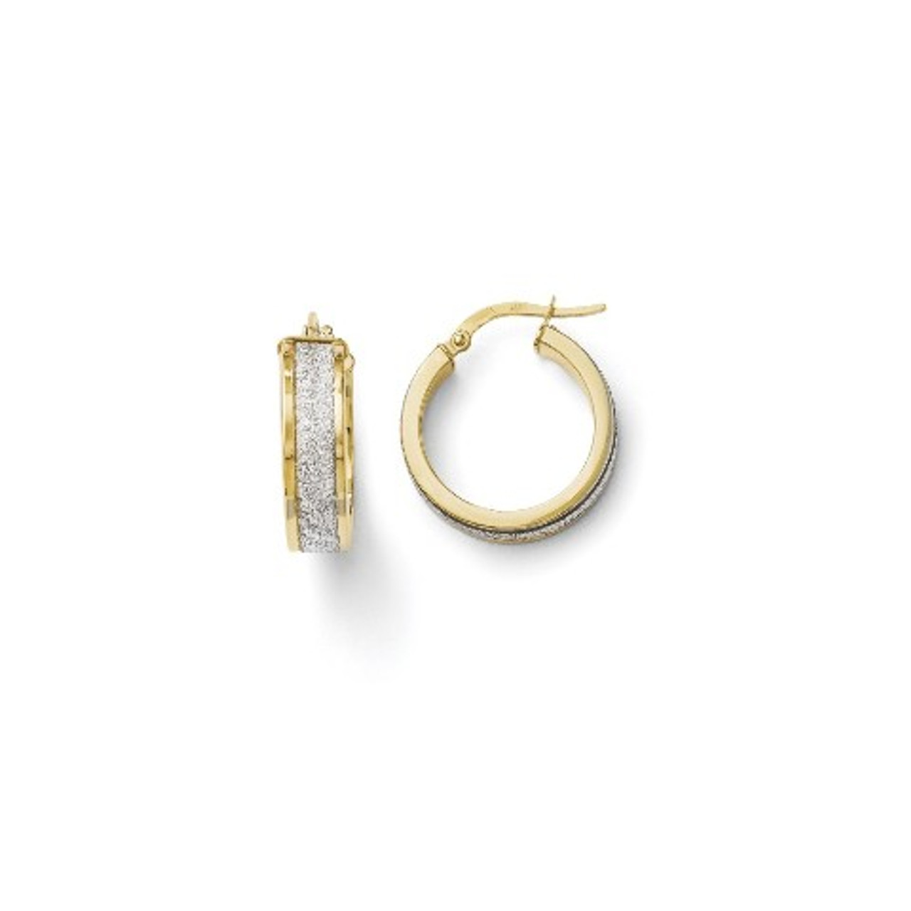 Fancy Spiral Golden Hoops For Women & Girls– YOSHA